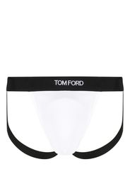 TOM FORD logo-waistband briefs - Bianco