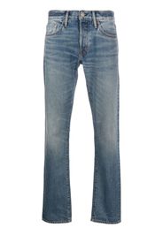 TOM FORD Jeans dritti con effetto schiarito - Blu