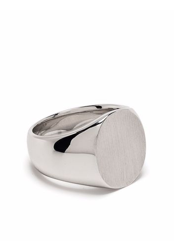 Tom Wood Oval sterling silver ring - Argento