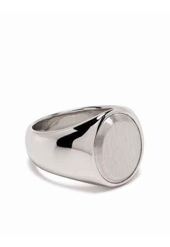 Tom Wood Oval sterling silver ring - Argento