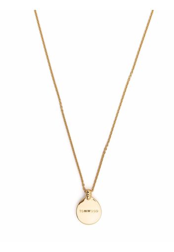 Tom Wood logo pendant necklace - Oro