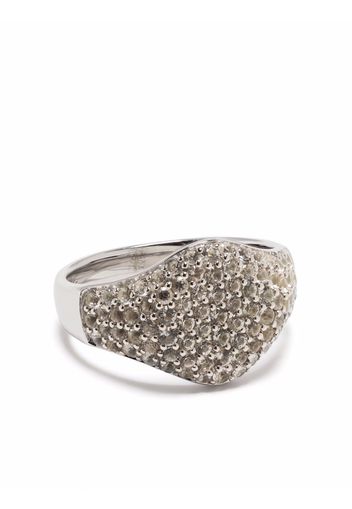 Tom Wood mini oval cocktail ring - Argento