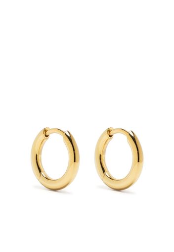 Tom Wood Classic small hoop earrings - Oro