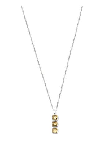 Tom Wood sterling silver quartz pendant necklace - Argento