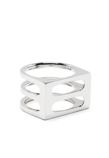 Tom Wood Cage recycled sterling silver ring - Argento