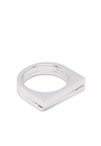 Tom Wood Step layered ring - Argento