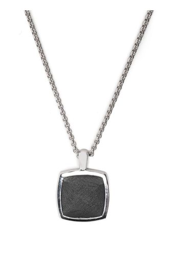 Tom Wood onyx pendant sterling silver necklace - Nero