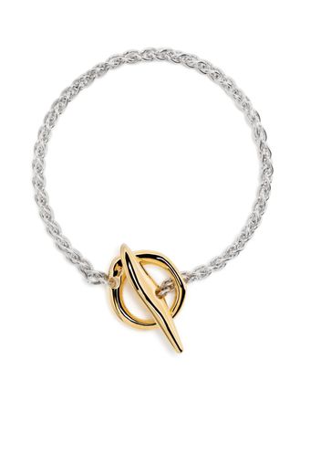 Tom Wood Bracciale in oro 18kt riciclato Robin Duo - Argento