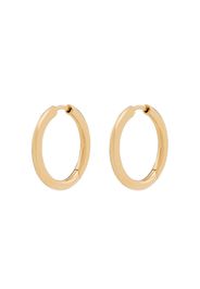 9K yellow gold Classic hoop earrings