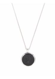 Tom Wood Eros onyx pendant necklace - Argento