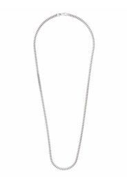 Tom Wood Curb sterling-silver long chain necklace - Argento