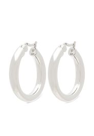 Tom Wood TOMW SILV CLASSIC THICK MED HOOP ERNG - Argento