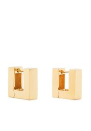 Tom Wood Square Hoop Satin earrings - Oro