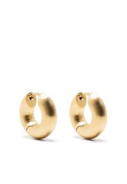 Tom Wood gold-plated small chunky hoops - Oro