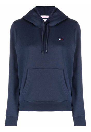 Tommy Hilfiger embroidered logo hoodie - Blu