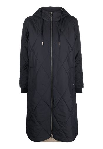 Tommy Hilfiger diamond-quilted hooded coat - Blu