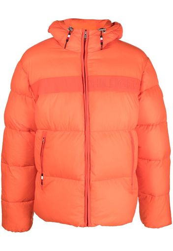 Tommy Hilfiger zip-up padded jacket - Arancione