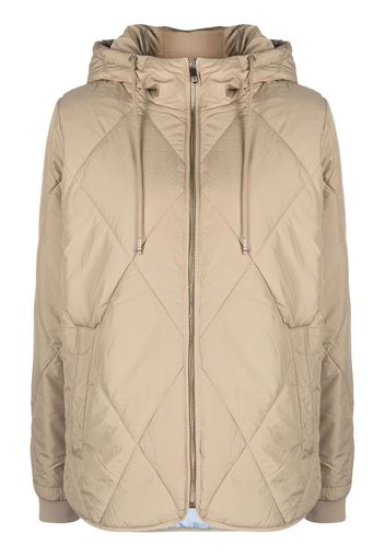 Tommy Hilfiger drawstring-hood padded jacket - Toni neutri