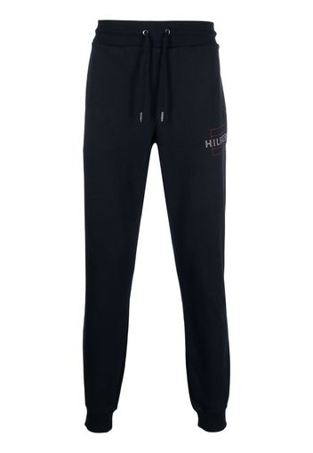 Tommy Hilfiger logo-print track pants - Blu