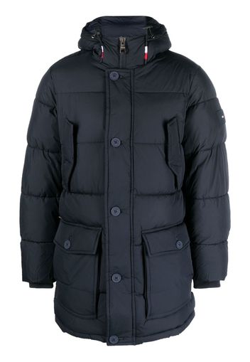 Tommy Hilfiger padded hooded coat - Blu