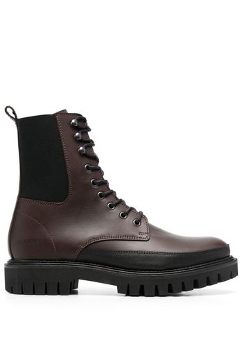 Tommy Hilfiger chunky lace-up boots - Marrone