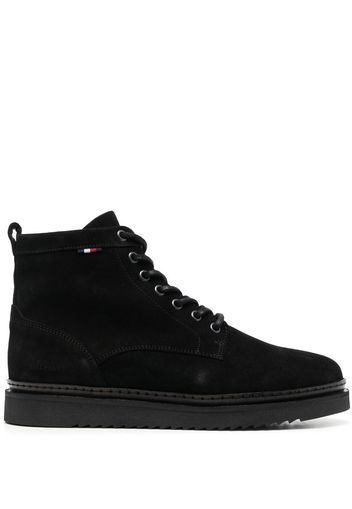 Tommy Hilfiger Cleated suede boots - Nero