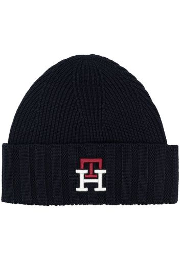 Tommy Hilfiger Prep beanie hat - Blu