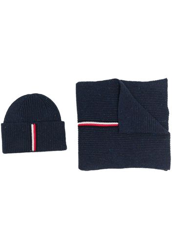 Tommy Hilfiger Downtown beanie & scarf set - Blu