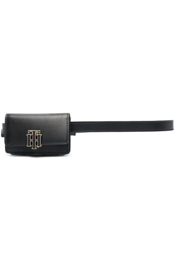 Tommy Hilfiger Outline leather belt bag - Nero