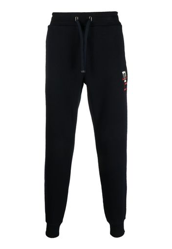 Tommy Hilfiger Joggers con ricamo - Blu