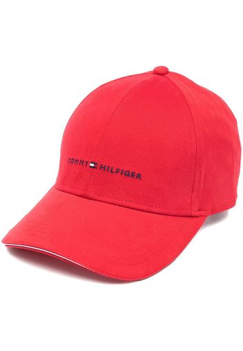 Tommy Hilfiger embroidered-logo detail baseball cap - Rosso