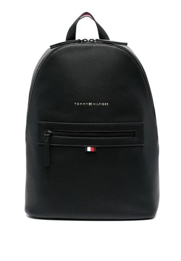 Tommy Hilfiger Essential faux-leather backpack - Nero