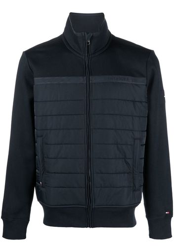 Tommy Hilfiger mixed-media down-padded jacket - Blu