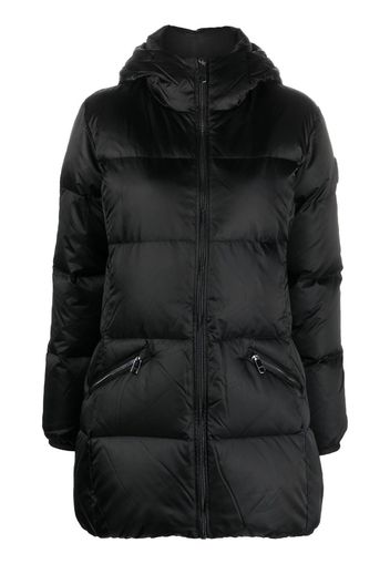 Tommy Hilfiger zip-up hooded puffer jacket - Nero