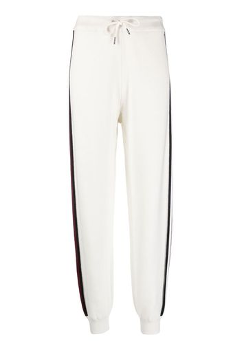 Tommy Hilfiger side-stripe cotton track pants - Bianco