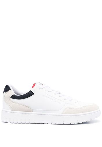 Tommy Hilfiger logo low-top lace-up sneakers - Bianco