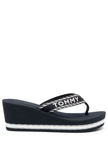 Tommy Hilfiger Sandali con zeppa 65mm - Blu