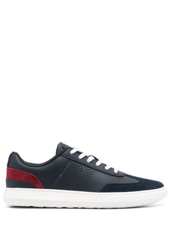 Tommy Hilfiger logo-patch low-top sneakers - Blu