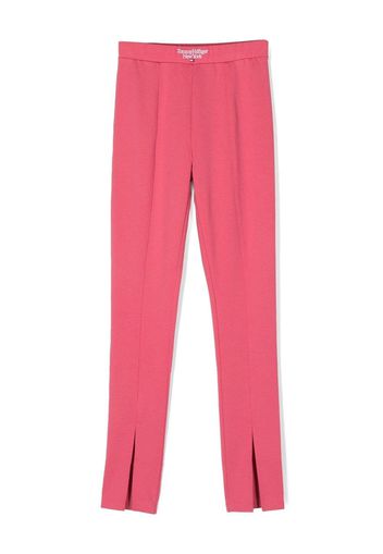 Tommy Hilfiger Junior logo-waistband leggings - Rosa