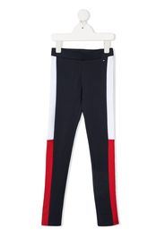 Tommy Hilfiger Junior side-stripe track pants - Blu