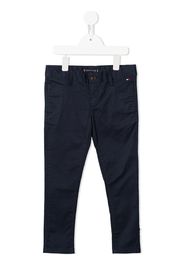 Tommy Hilfiger Junior skinny-fit stretch-cotton chinos - Blu