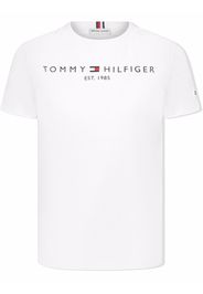 Tommy Hilfiger Junior TEEN logo-print organic cotton T-shirt - Bianco