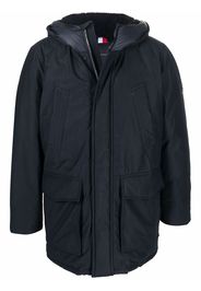 Tommy Hilfiger Rockie waxed parka coat - Blu