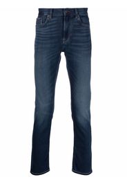 Tommy Hilfiger low-rise straight-leg denim trousers - Blu