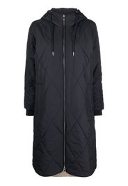 Tommy Hilfiger diamond-quilted hooded coat - Blu