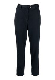 Tommy Hilfiger belted-waistband detail trousers - Blu