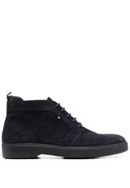 Tommy Hilfiger lace-up suede ankle boots - Blu