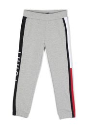 Tommy Hilfiger Junior organic-cotton track-pants - Grigio