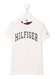 Tommy Hilfiger Junior Varsity logo-embroidered T-shirt - Bianco