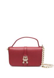 Tommy Hilfiger logo-plaque satchel bag - Rosso